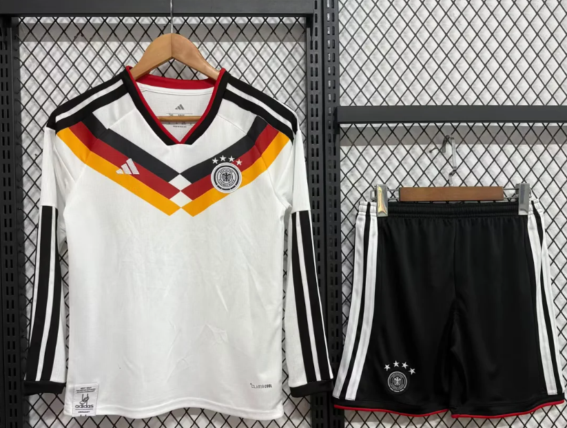 2026 Long Sleeve Germany Home Football Jersey 1:1 Thai Quality Kids Size