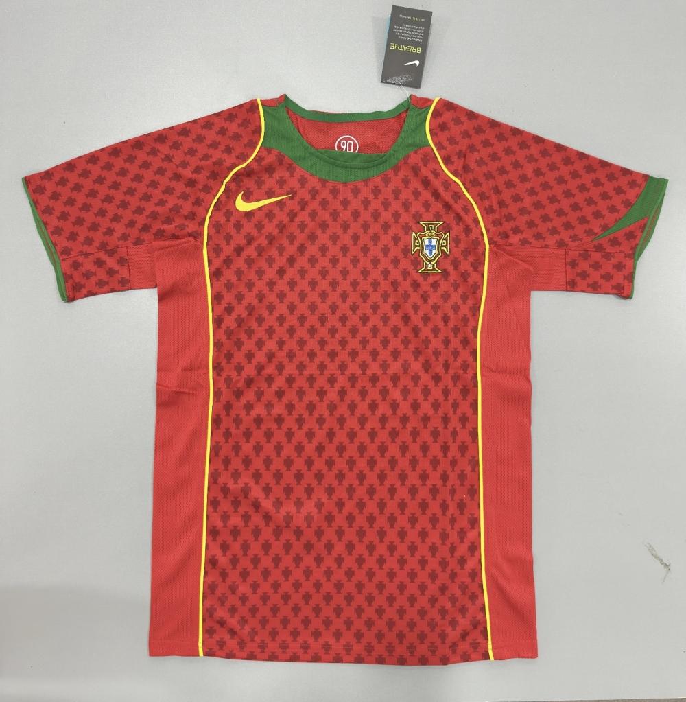 2004 Retro Portugal Home Football Shirt 1:1 Thai Quality