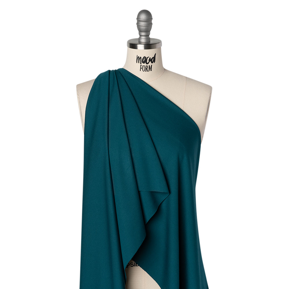 Lightweight Stretch Ponte Knit - Teal - Hesperia Collection - Joann Fabrics