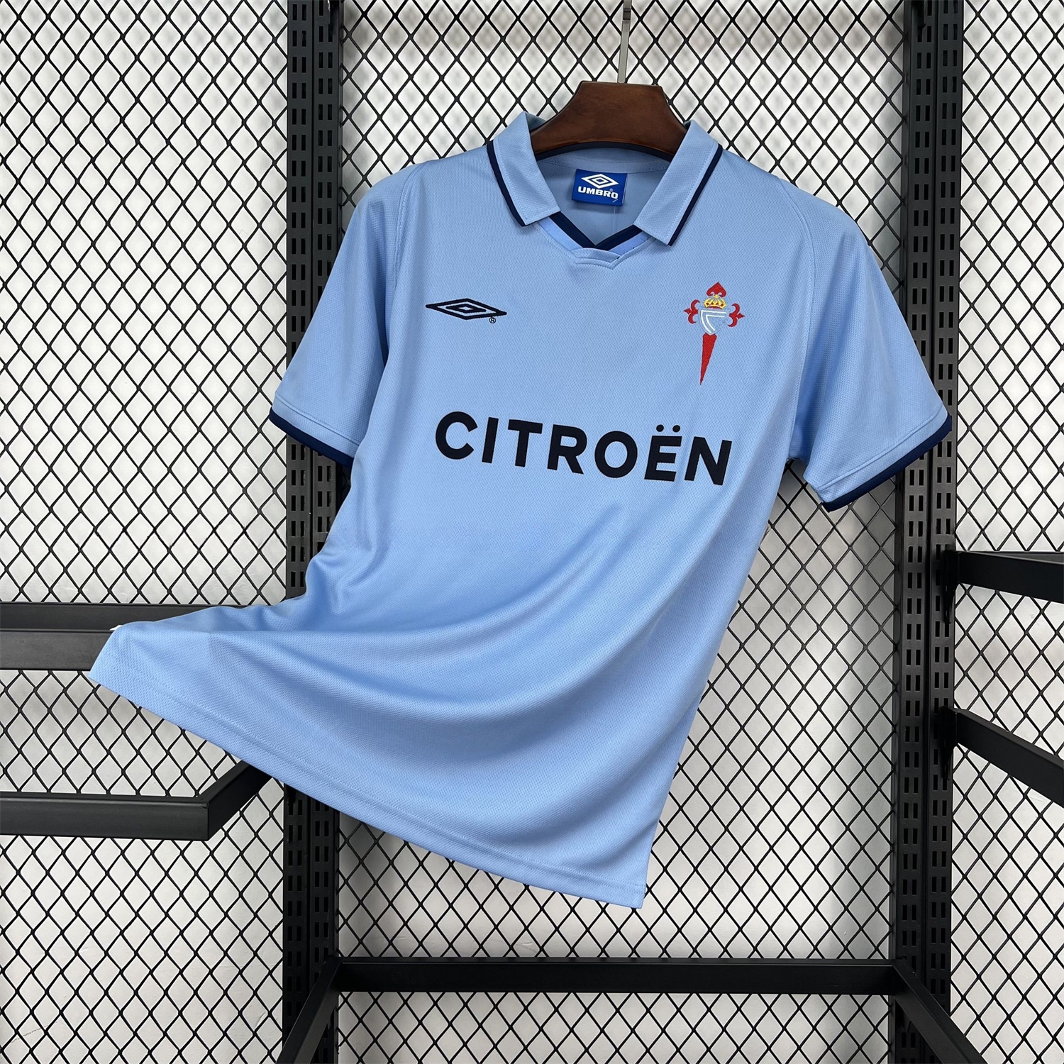 Retro Celta Vigo 2001-02 UEFA Cup Home Jersey - Fans Version - UnitedFutballJersey
