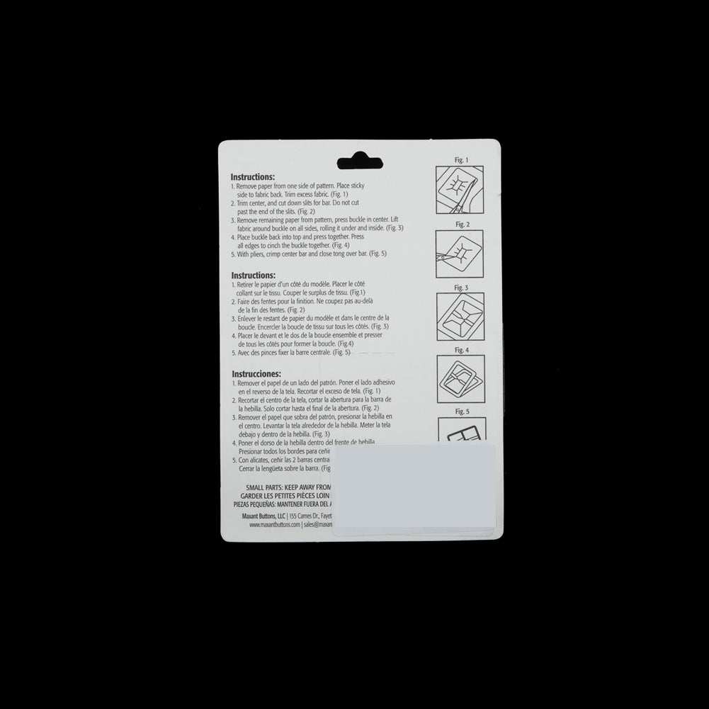 Maxant Rectangular Buckle Cover Kit - 1.5