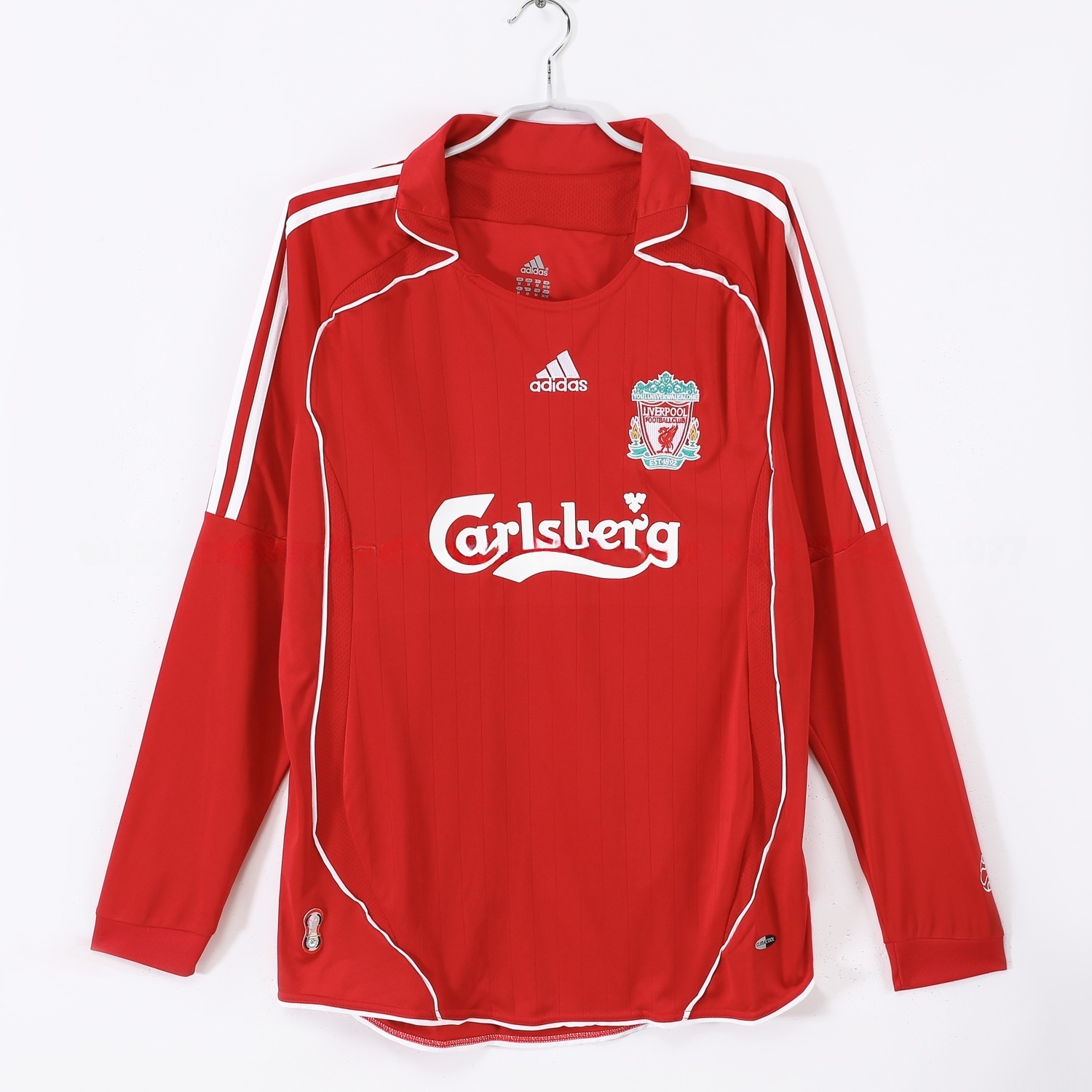 Retro Liver.pool 2006-07 Home Long Sleeves Jersey - UnitedFutballJersey