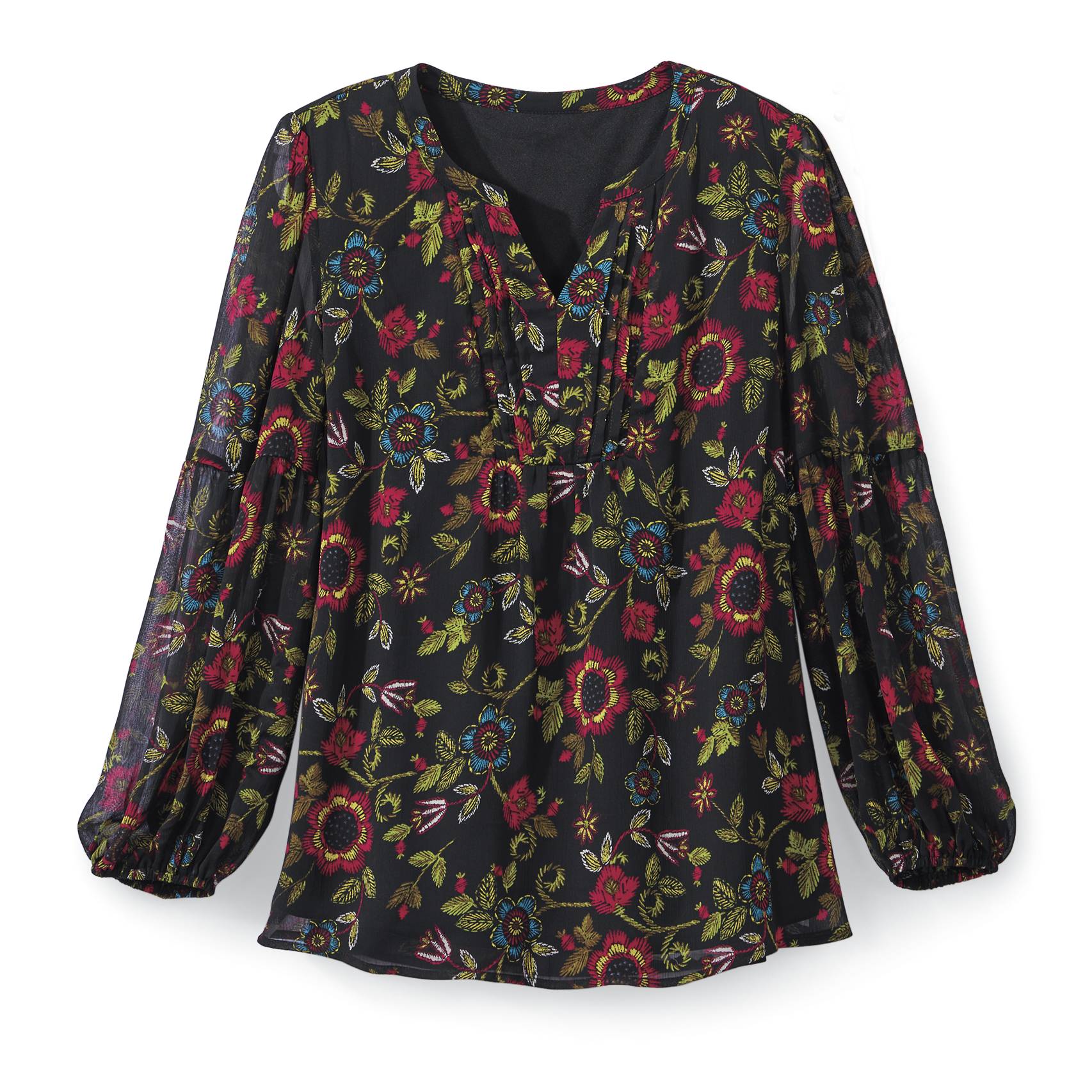 Floral Chiffon Top - Northstyle Catalog