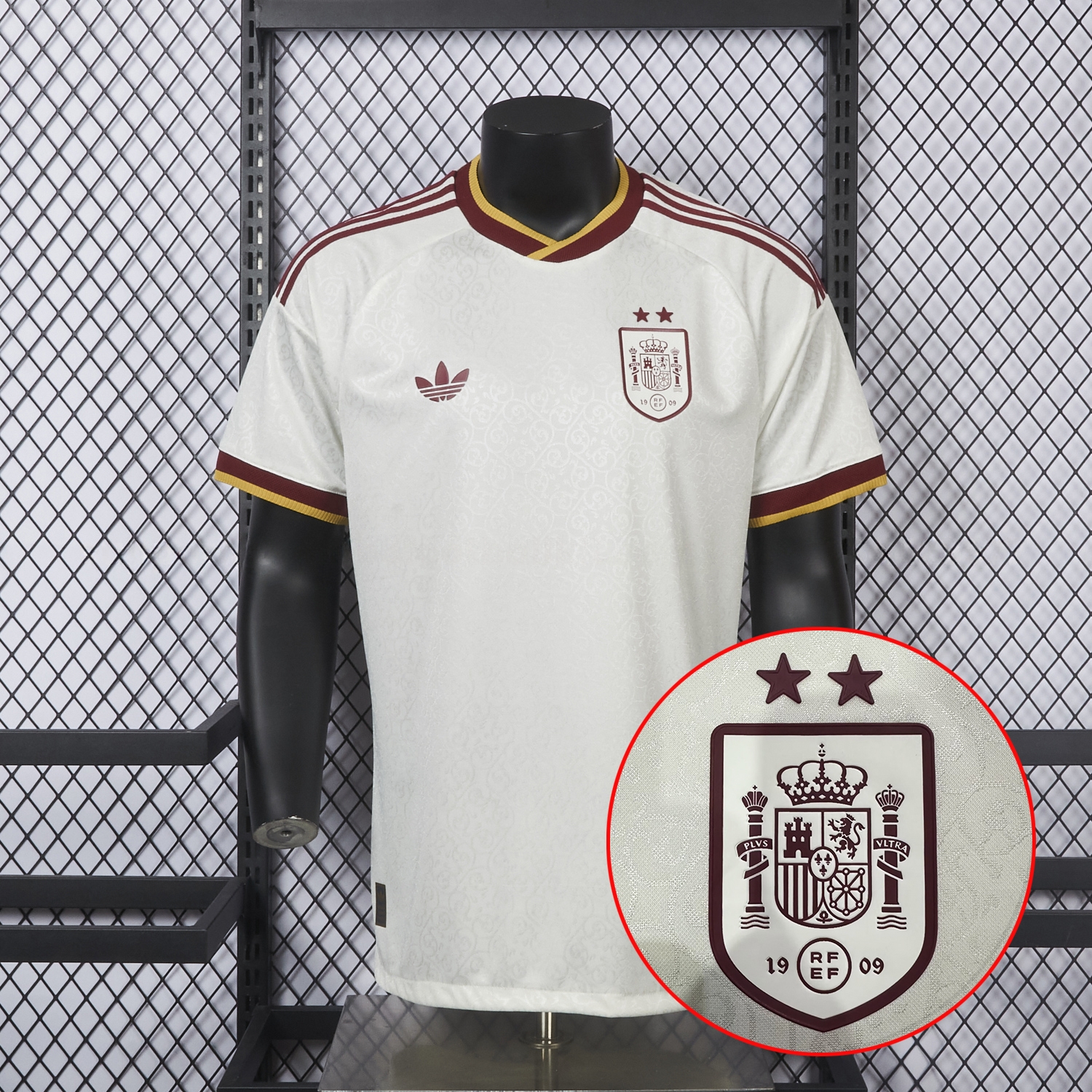 【Two-Crown Star】Spain 2026 Away Jersey - Player Version - UnitedFutballJersey