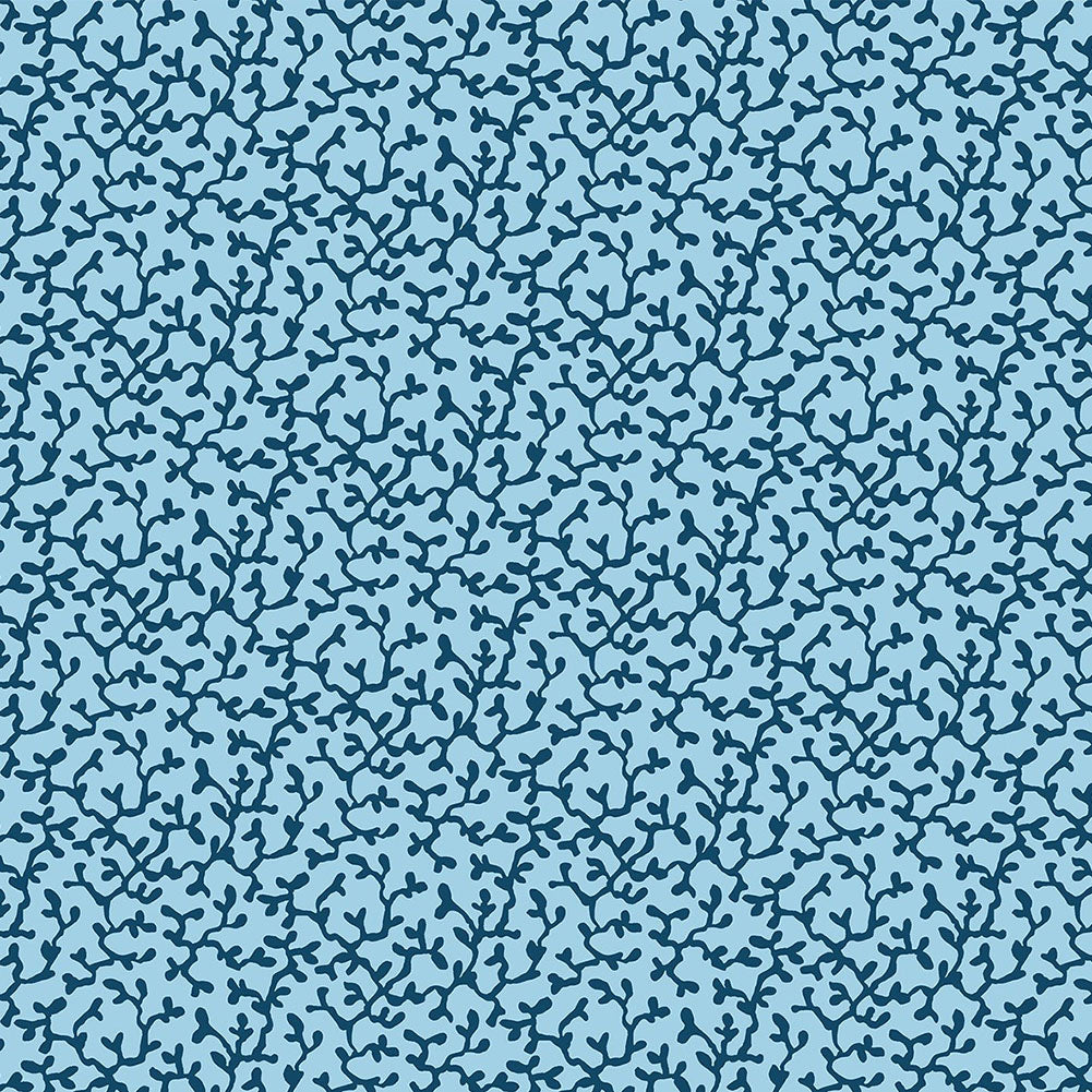 Liberty Art Fabrics Blue Corallium Lasenby Quilting Cotton - Joann Fabrics