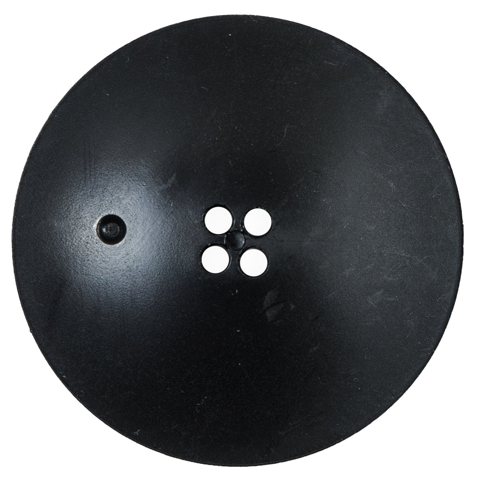 Italian Black and Natural Textured 4-Hole Button - 64L/40.5mm - Joann Fabrics
