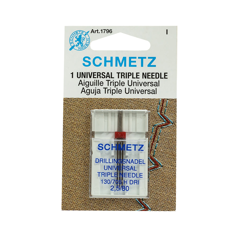 Schmetz Triple Machine Needle - 2.5/80 - 1 ct - Joann Fabrics