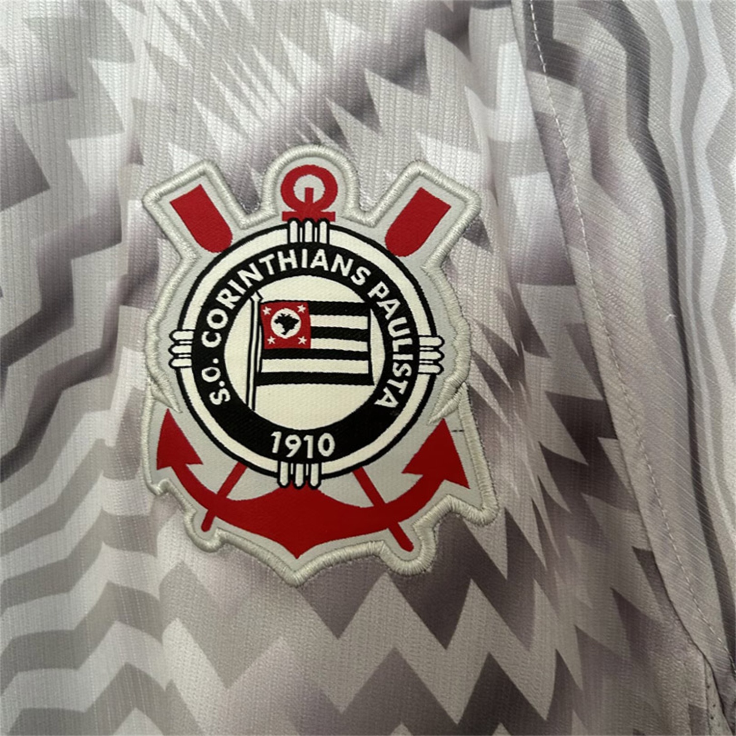 Corinthians 26-27 Gray-white Gradient Goalkeeper Jersey - Fans Version - UnitedFutballJersey