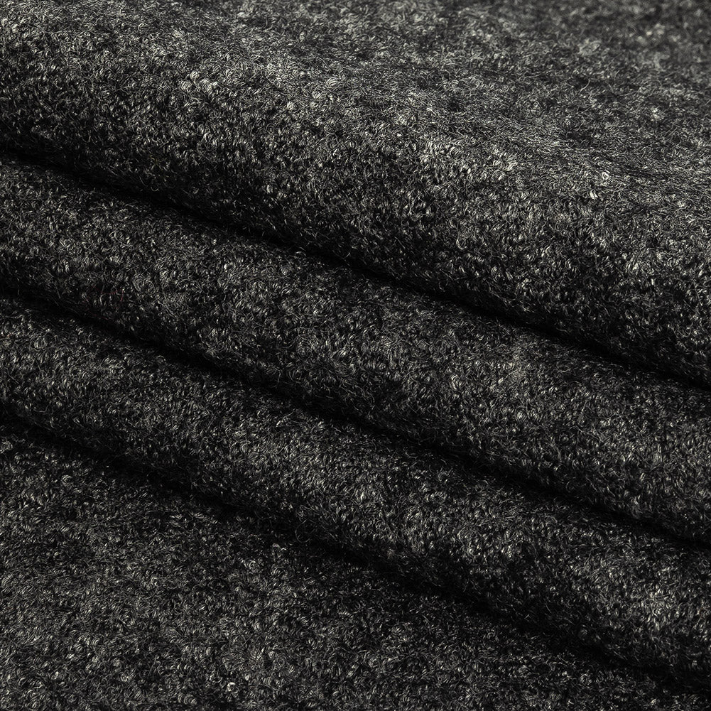 Boiled Wool Coating Fabric - Marbled Peat and Light Gray - Ketil Collection - Joann Fabrics
