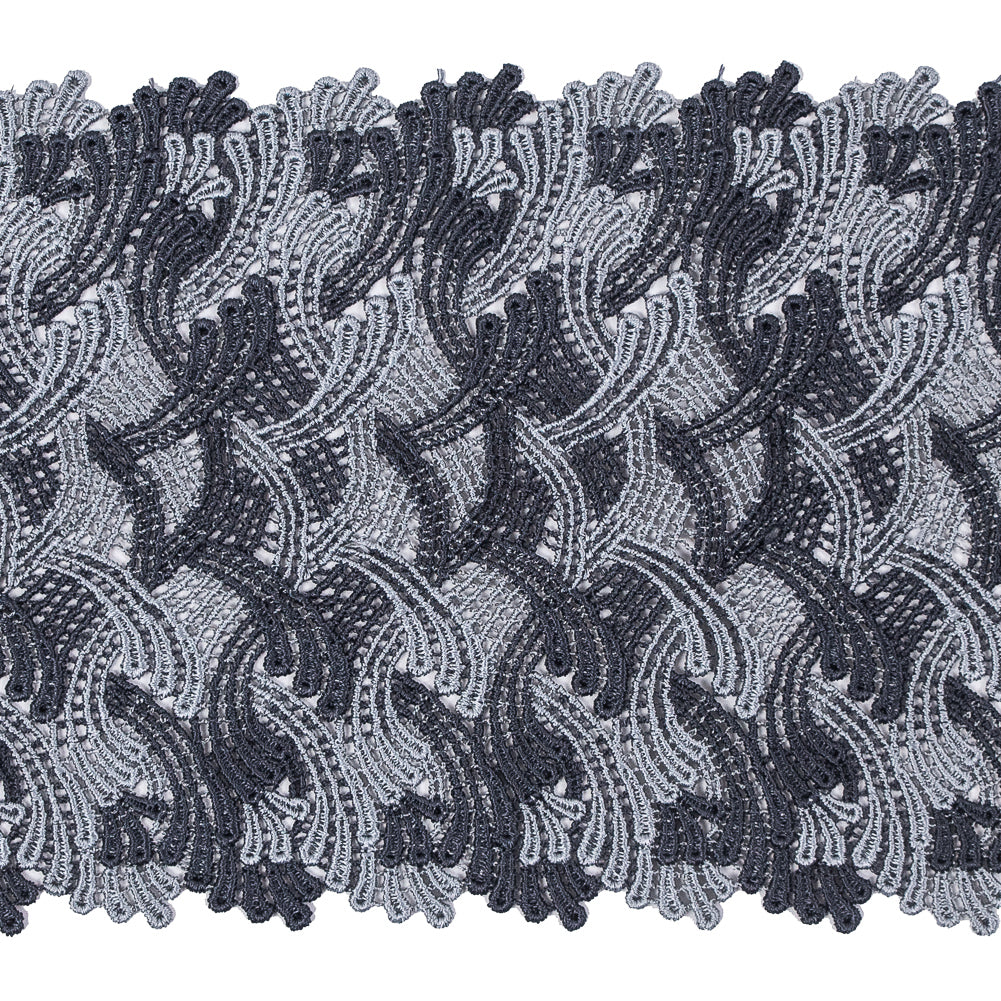 Pavement Gray Venise Lace Trim - 6