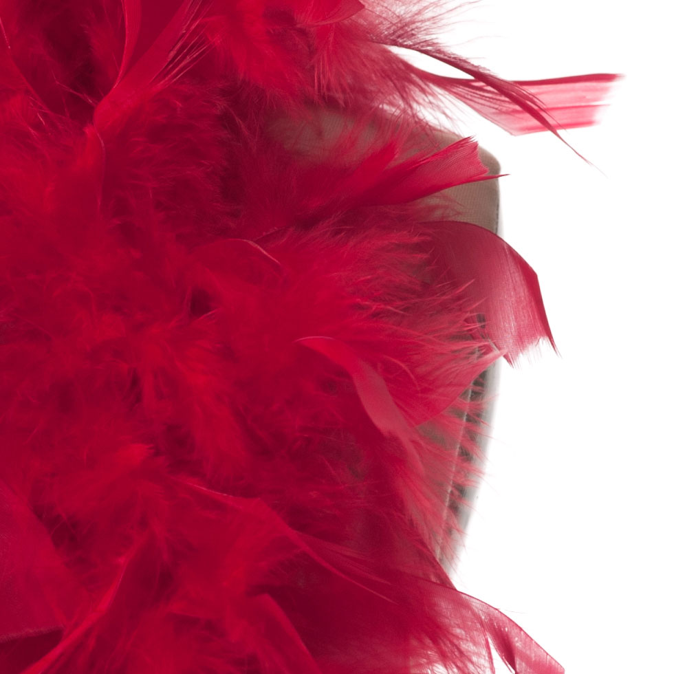 Red Chandelle Turkey Feather Boa - Joann Fabrics