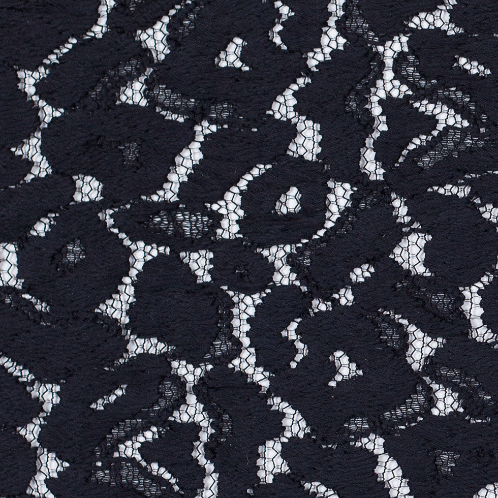 NYC Designer Black Midweight Cotton Lace - Joann Fabrics