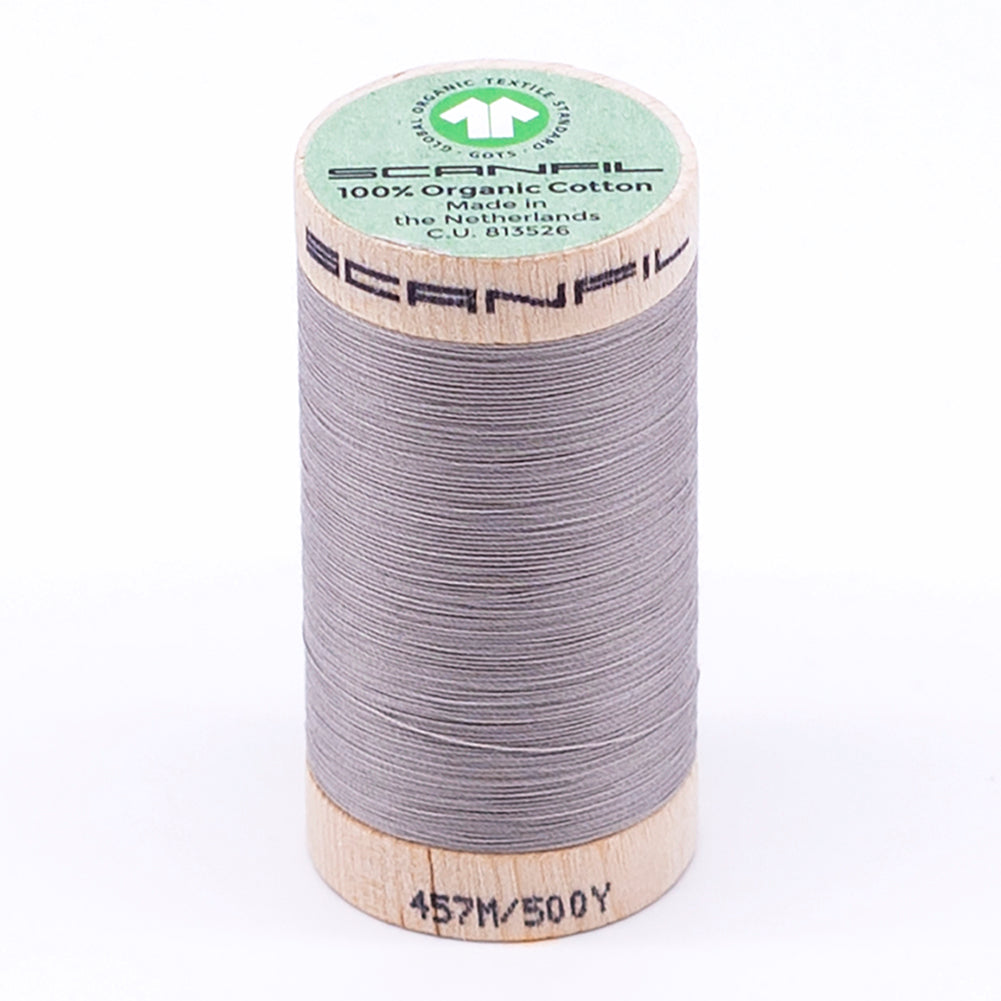SCANFIL® 50wt Organic Pima Cotton Thread 500 yds - 4831 Chateau Gray - Joann Fabrics