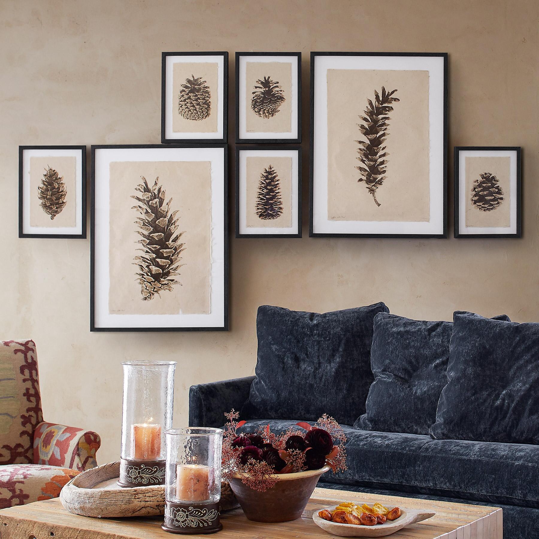 Pinecone Studies Print - Blair Catalog