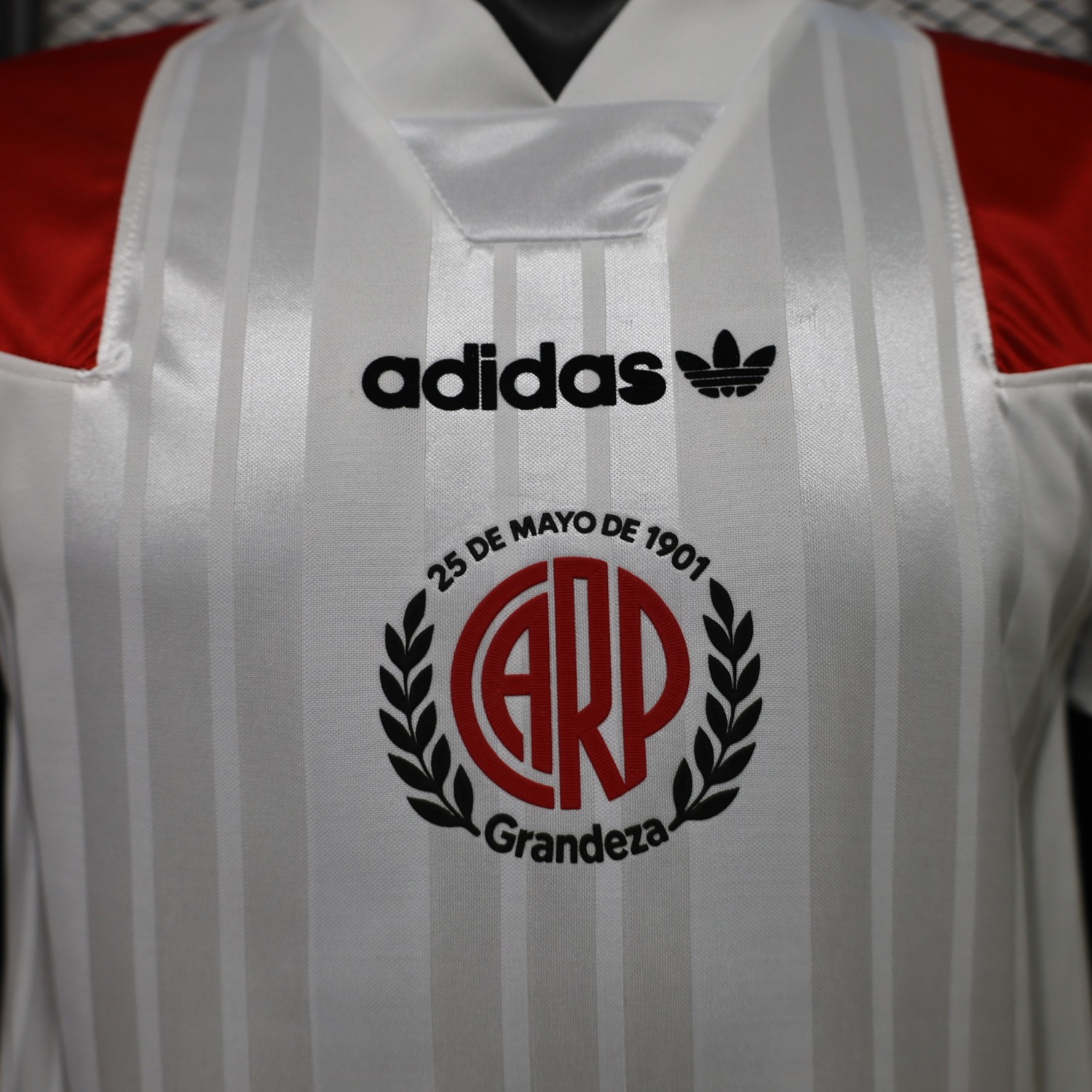River Plate 26-27 White Retro Style Casual Jersey - Player Version - UnitedFutballJersey