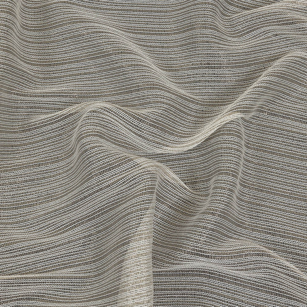 Metallic Gold and White Barcode Stripes Luxe Novelty Mesh - Joann Fabrics