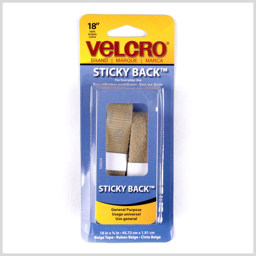 VELCRO&reg; Brand Nude Sticky Back Fastener - 18