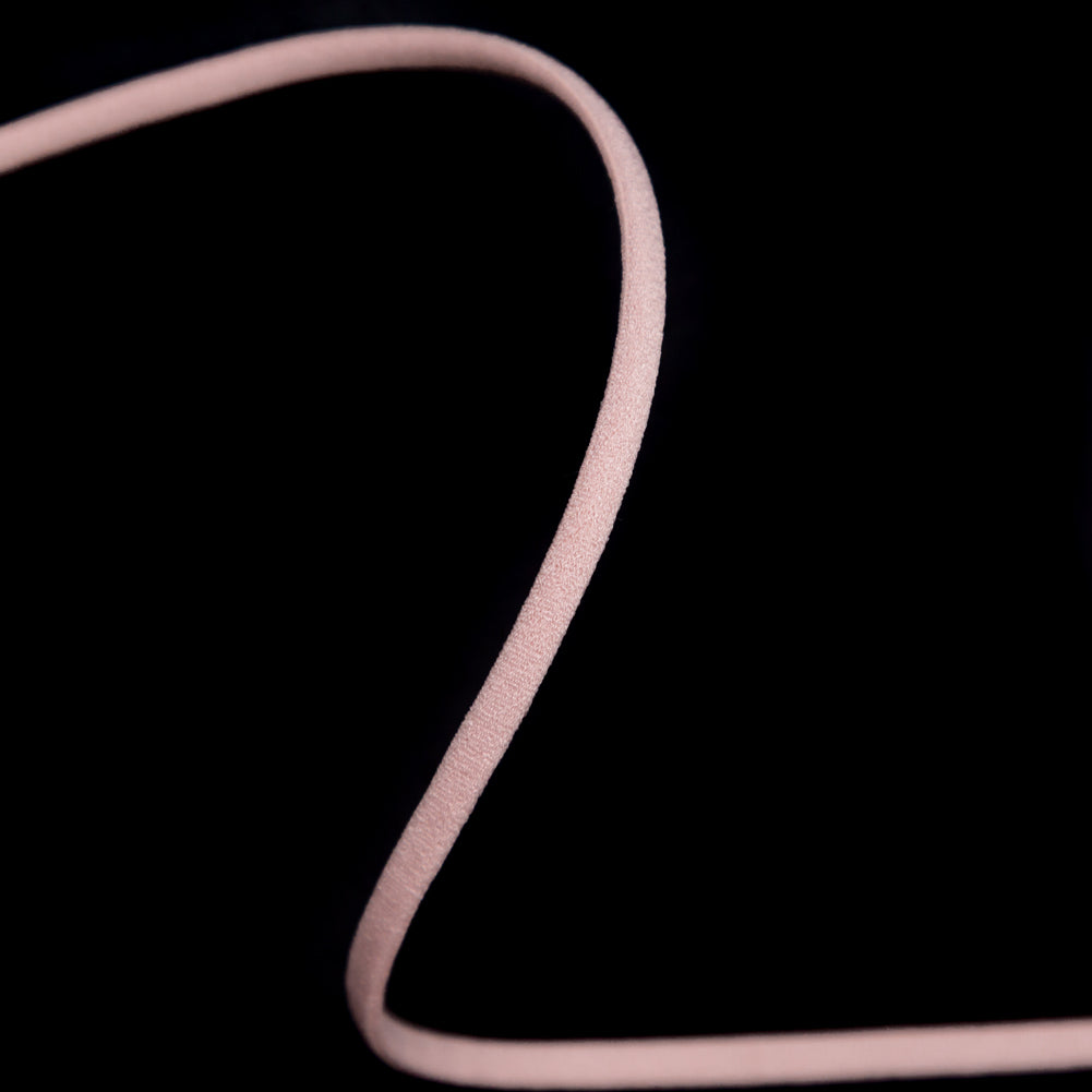 Italian Light Blush Tubular Elastic Cord - 0.125