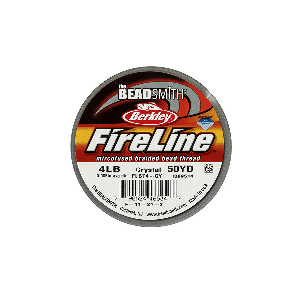 Fireline 4lb Microfused Braided Bead Thread - 50yd Spool - Crystal - Joann Fabrics