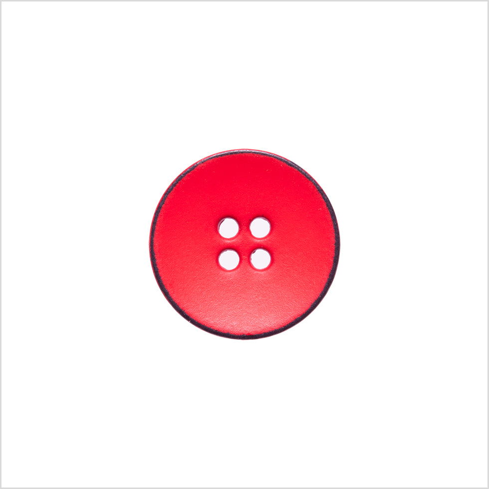 Italian Red 4-Hole Plastic Button - 24L/15mm - Joann Fabrics