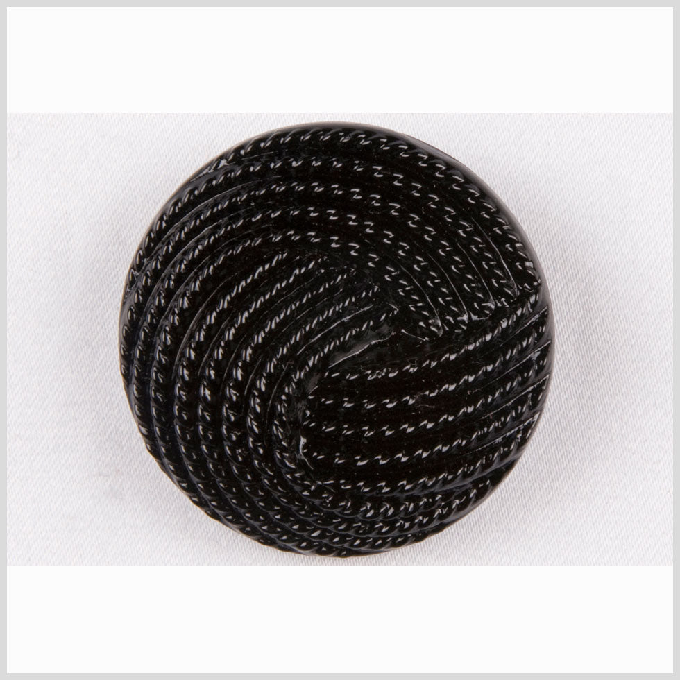 Black Knotted Glass Shank Back Button - 54L/34mm - Joann Fabrics