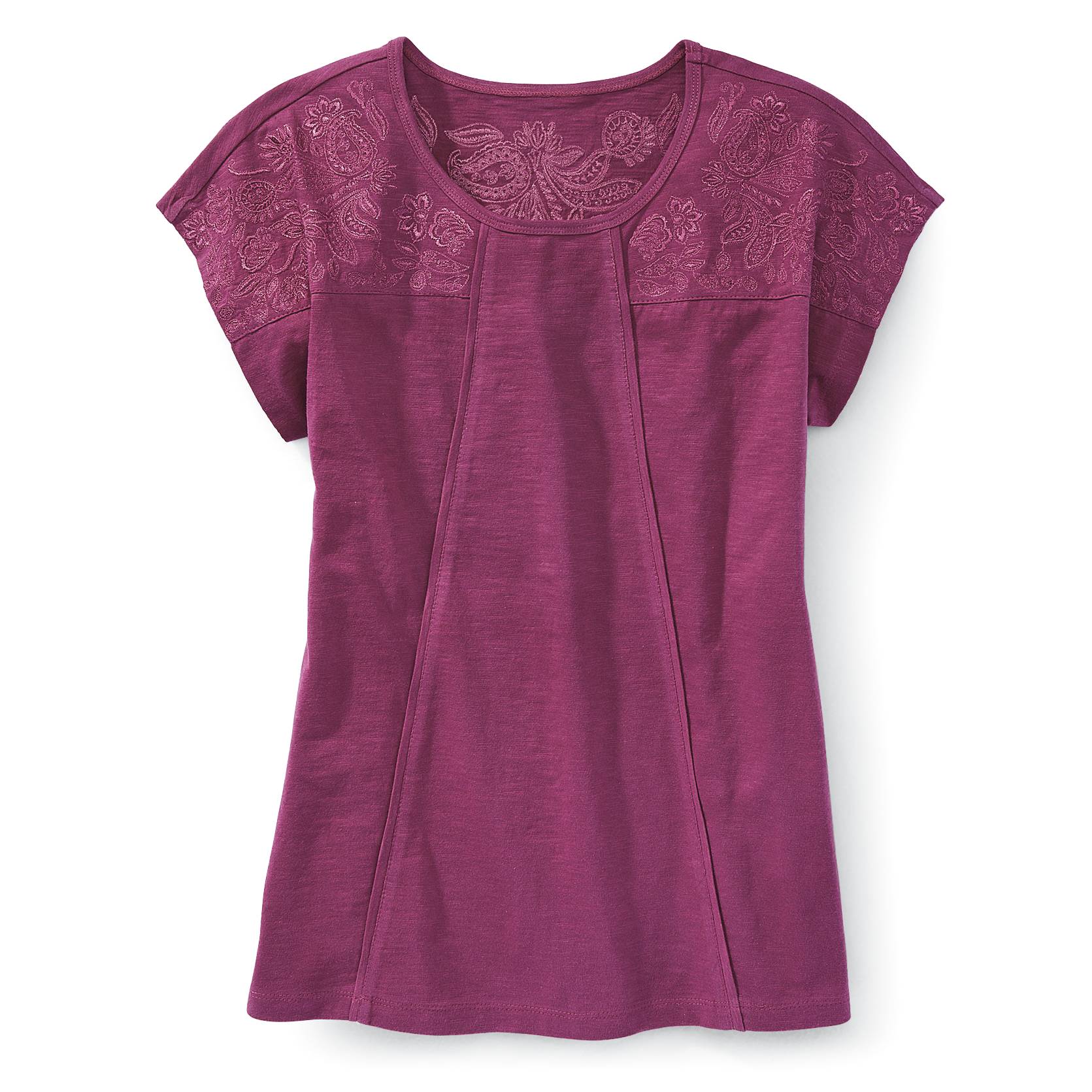 Embroidered Seam Top - Northstyle Catalog