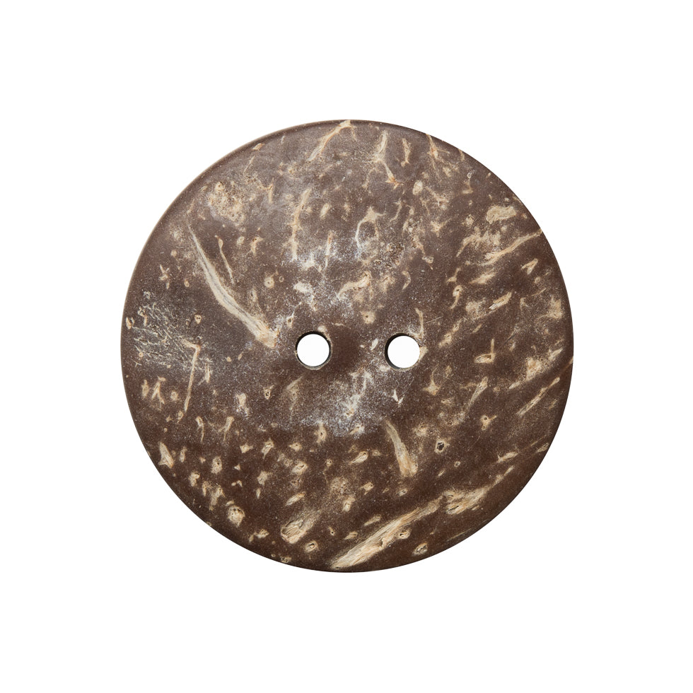 Italian Red and Gray Coconut Button - 40L/25.5mm - Joann Fabrics