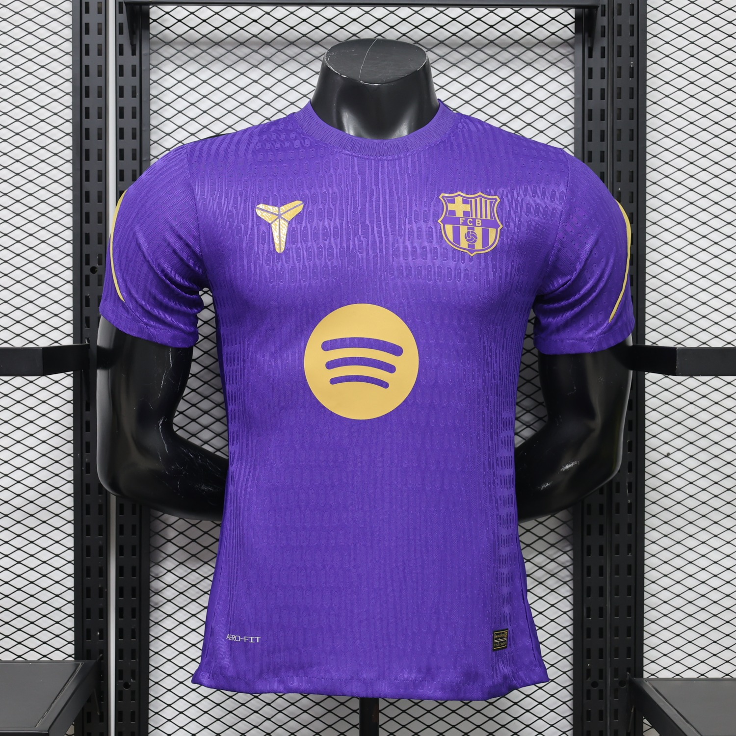 Barcelona 26-27 Purple Gold Special Jersey - Player Version - UnitedFutballJersey