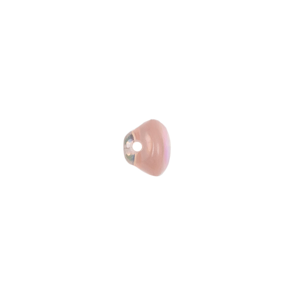 European AB Pink Self Back Glass Button - 12L/7.5mm - Joann Fabrics