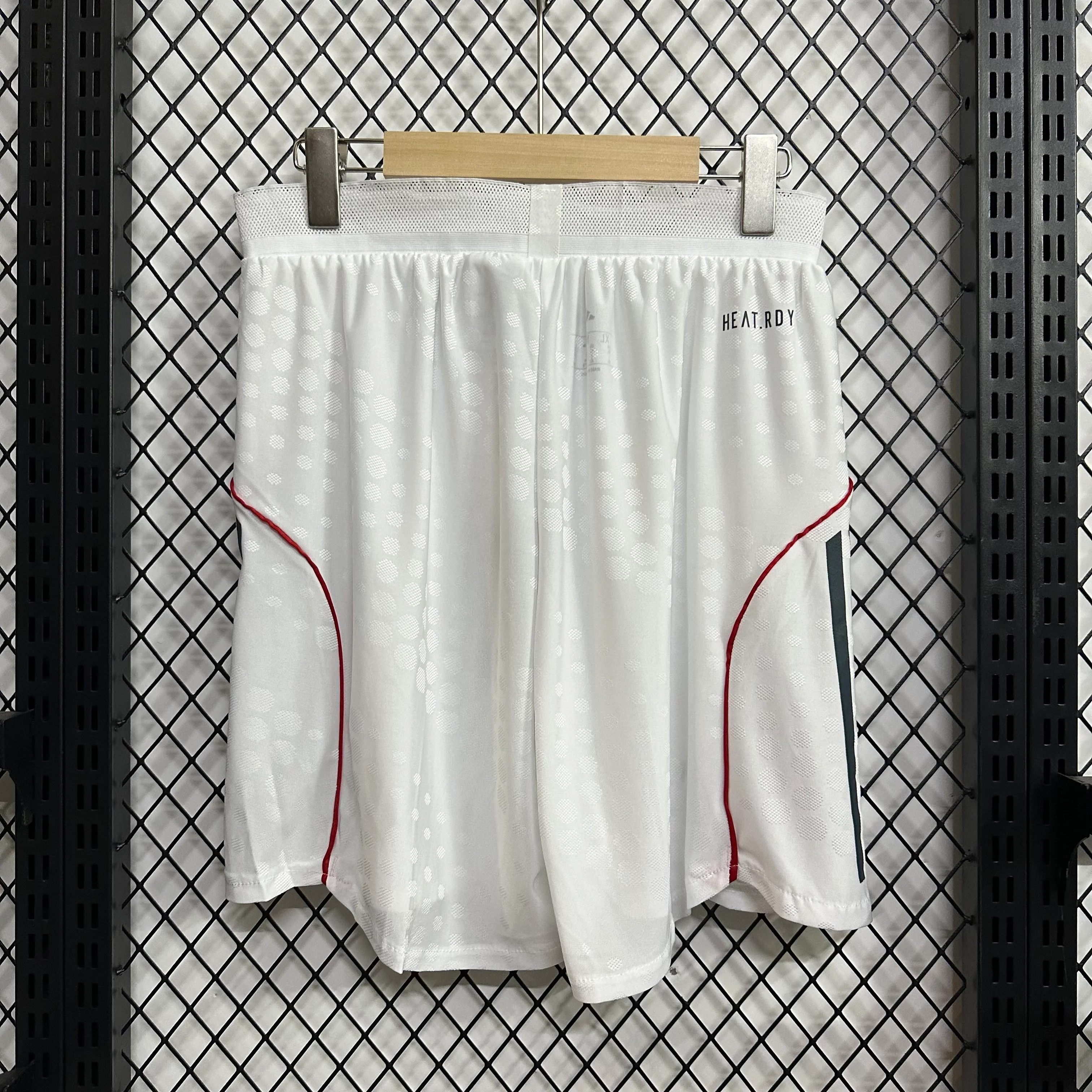 Bayern Munich 2025/26 Away Shorts – White with Dark Details