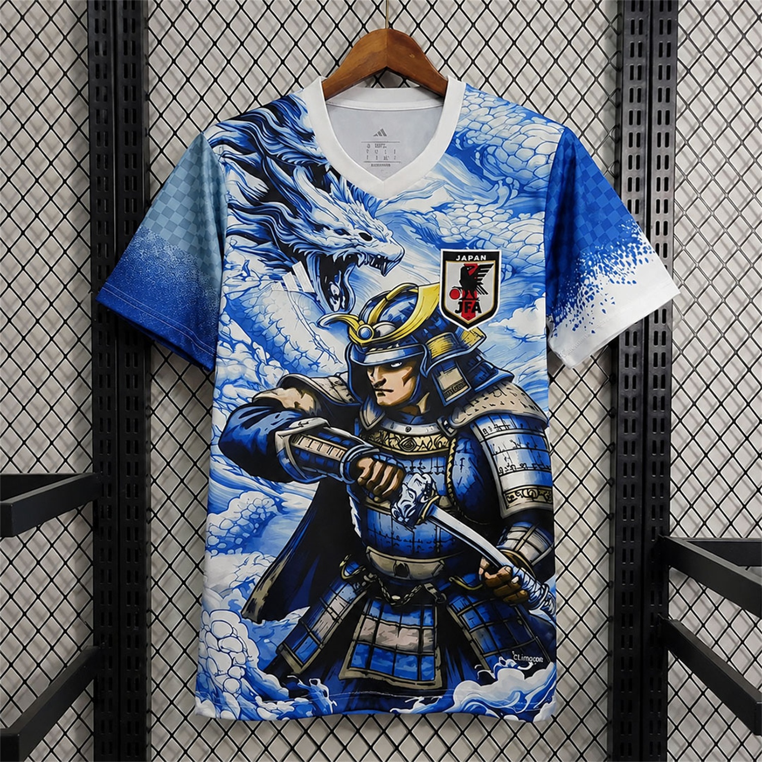Japan 2026 Samurai Sapphire Blue Dragon Special Jersey - Fans Version - UnitedFutballJersey