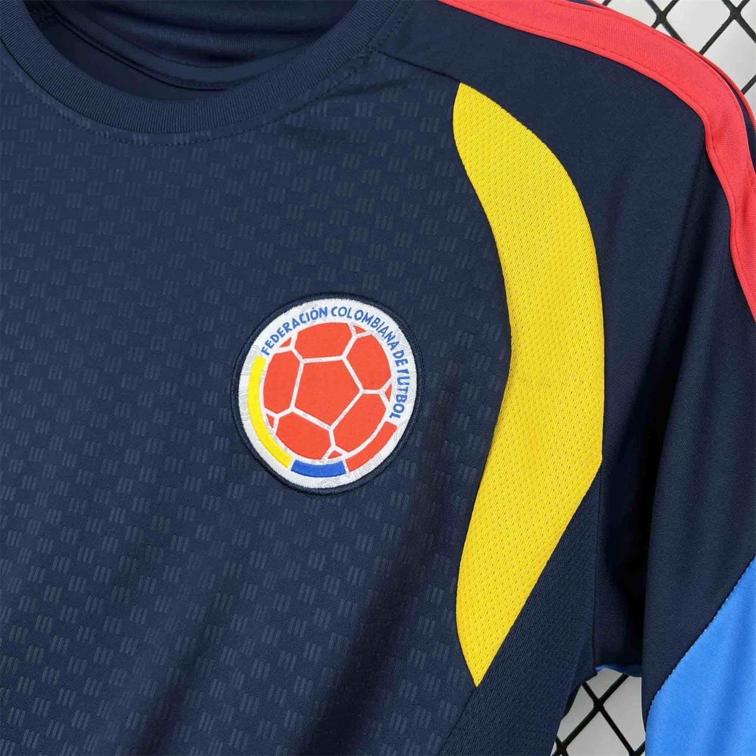 Colombia 2026 Deep Blue Pre-Match Training Jersey - Fans Version - UnitedFutballJersey