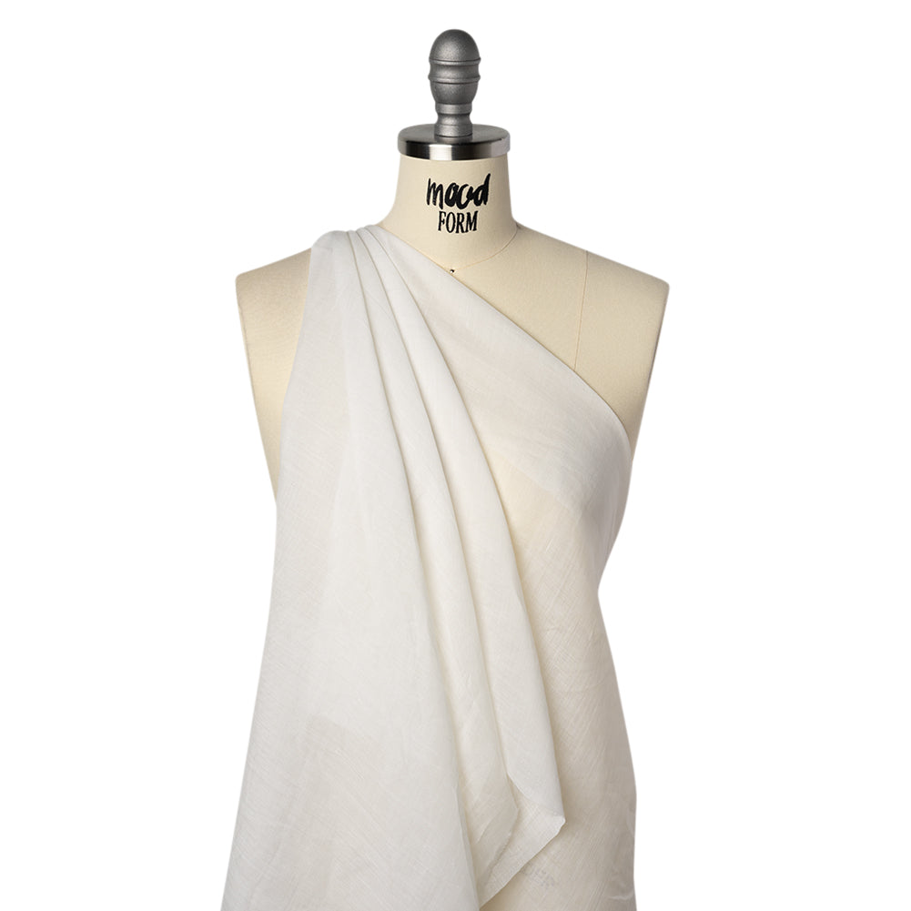 Lightweight Ramie Woven - Off White - Famous Australian Designer Deadstock - Joann Fabrics