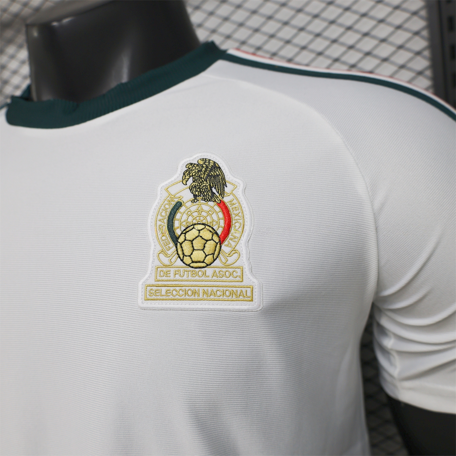 Mexico 2026 Terrace Icon Retro Logo White Jersey - Player Version - UnitedFutballJersey