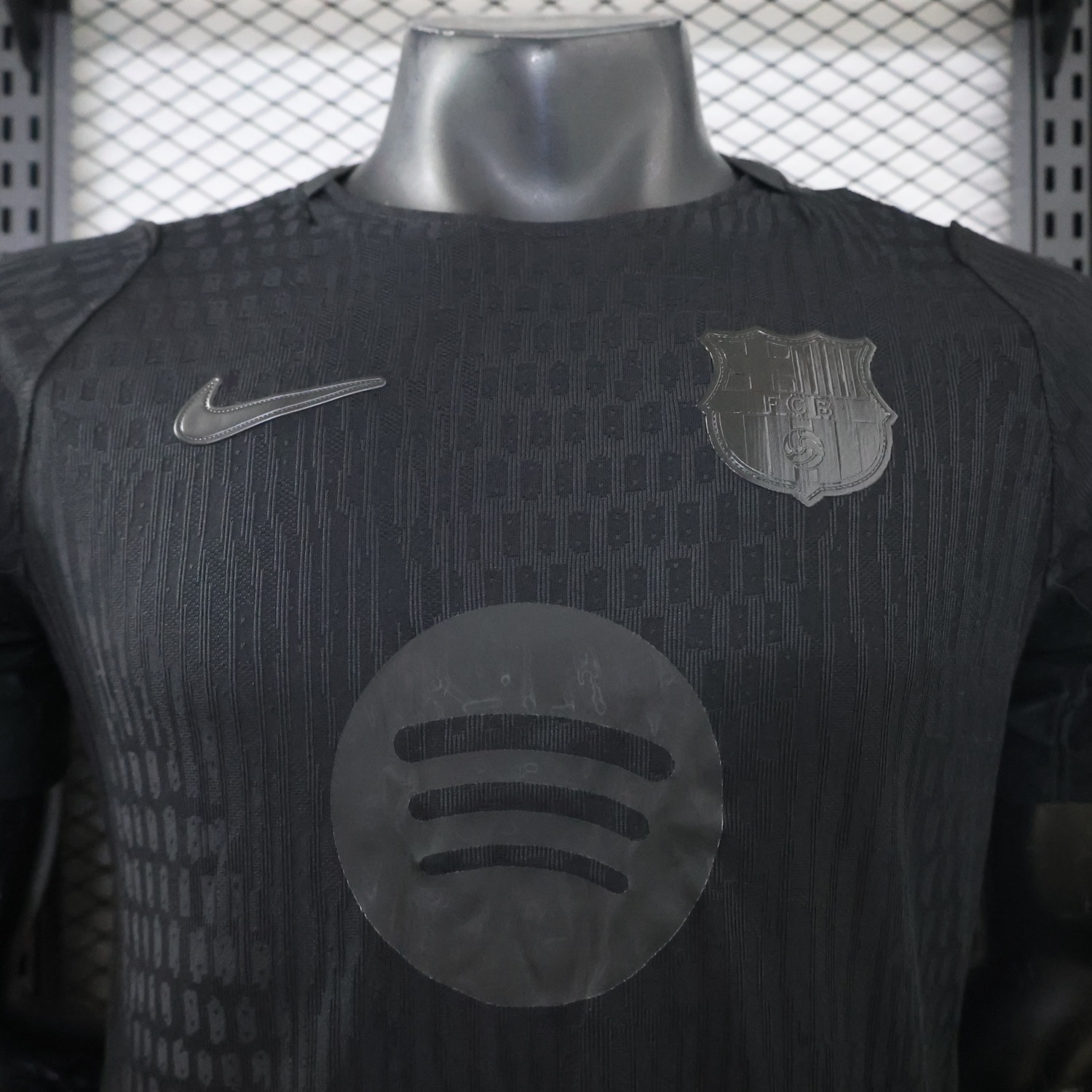 Barcelona 26-27 All Black Special Jersey - Player Version - UnitedFutballJersey
