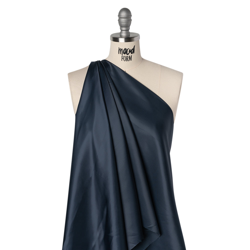 Polyester Twill Lining - Dark Blue - Deadstock - Joann Fabrics
