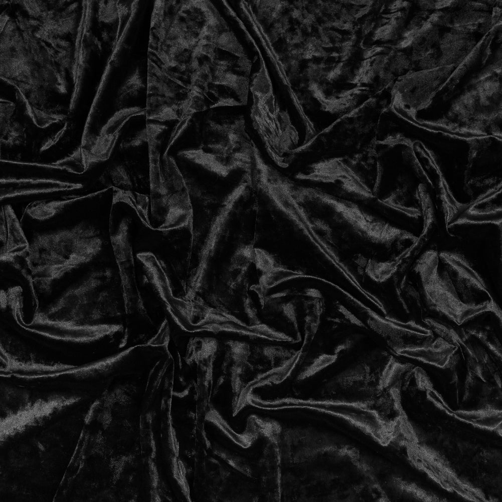 Crushed Velour - Black - Auguste Collection - Joann Fabrics