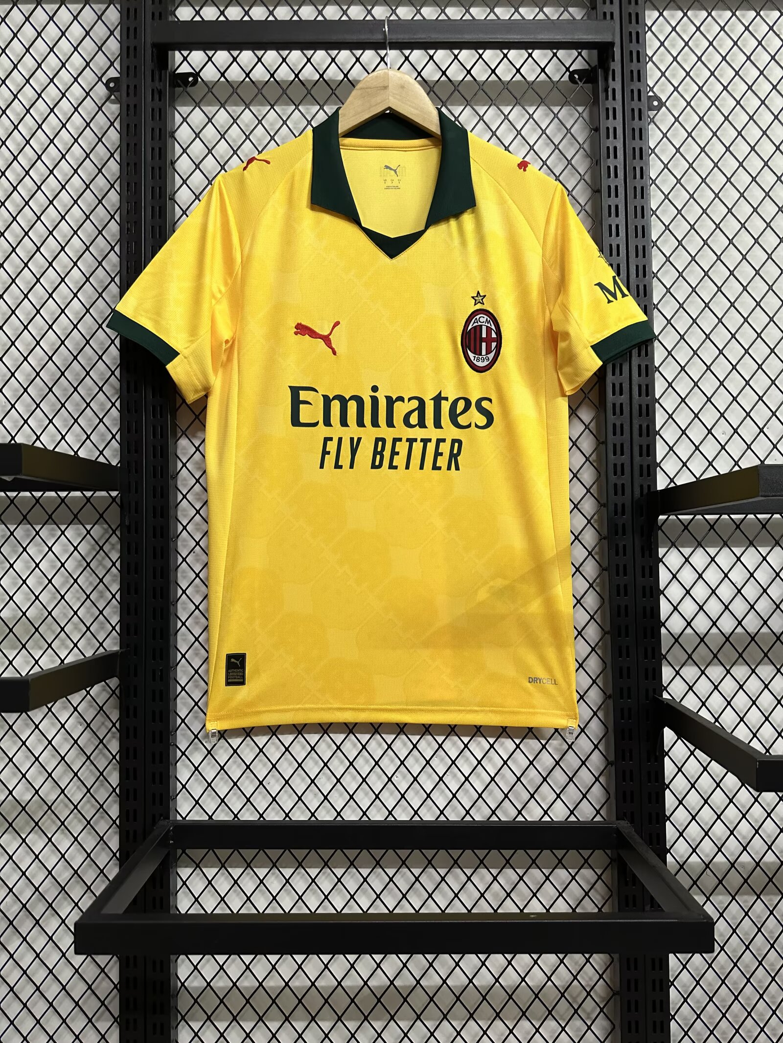2025/2026 AC Milan Third Away Yellow Football Jersey 1:1 Thai Quality