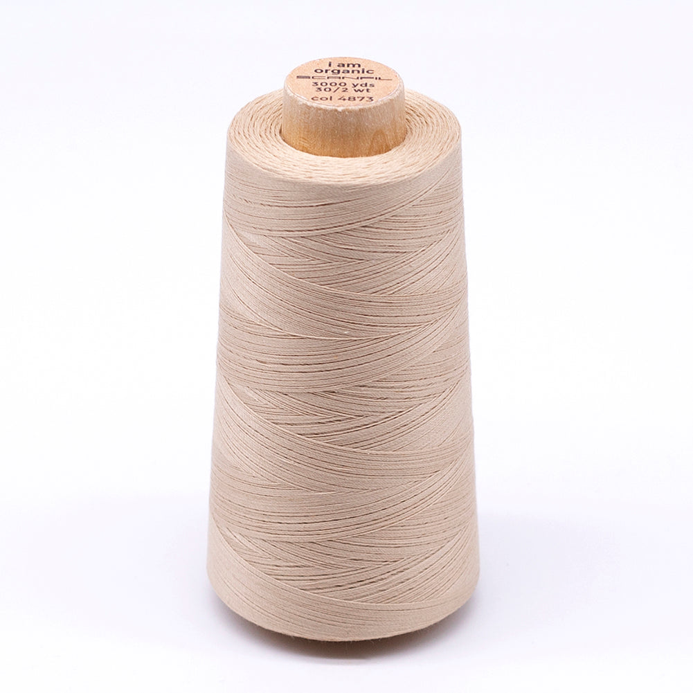 SCANFIL® 30wt Organic Pima Cotton Thread 3000 yd Cone - 4873 Ivory Cream - Joann Fabrics