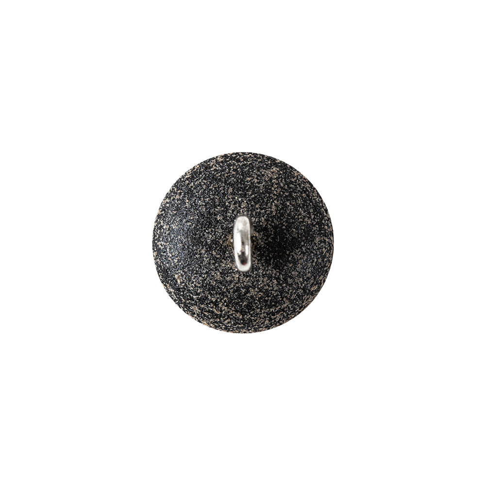 Italian Opal, White and Black Speckled Iridescent Shank Back Button - 22L/14mm - Joann Fabrics