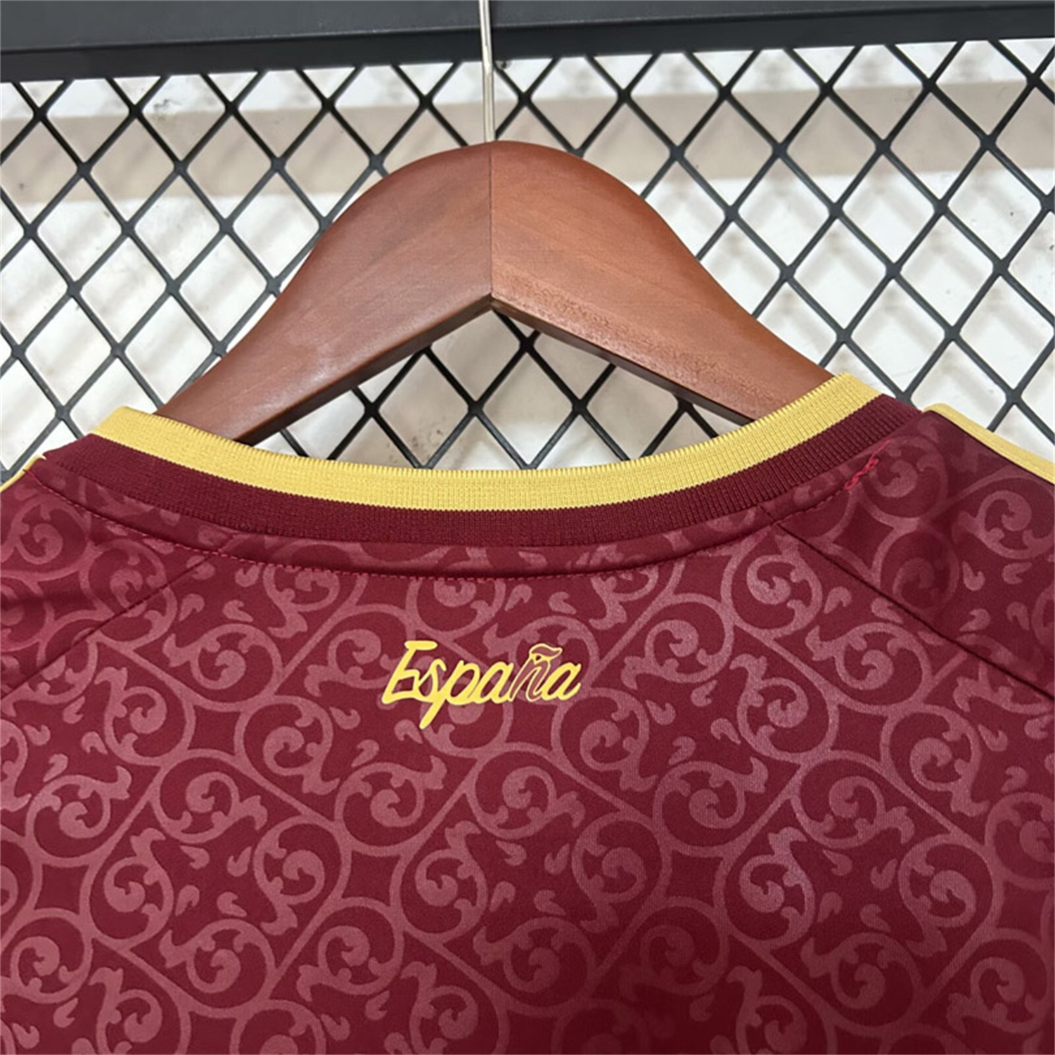 Spain 2026 Trefoil Maroon Special Jersey - Fans Version - UnitedFutballJersey