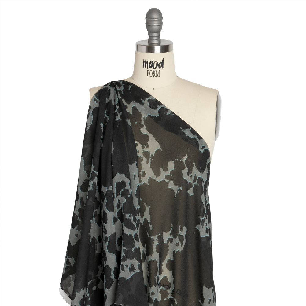 Mood Exclusive Gray Back to Zanzibar Viscose Georgette - Joann Fabrics