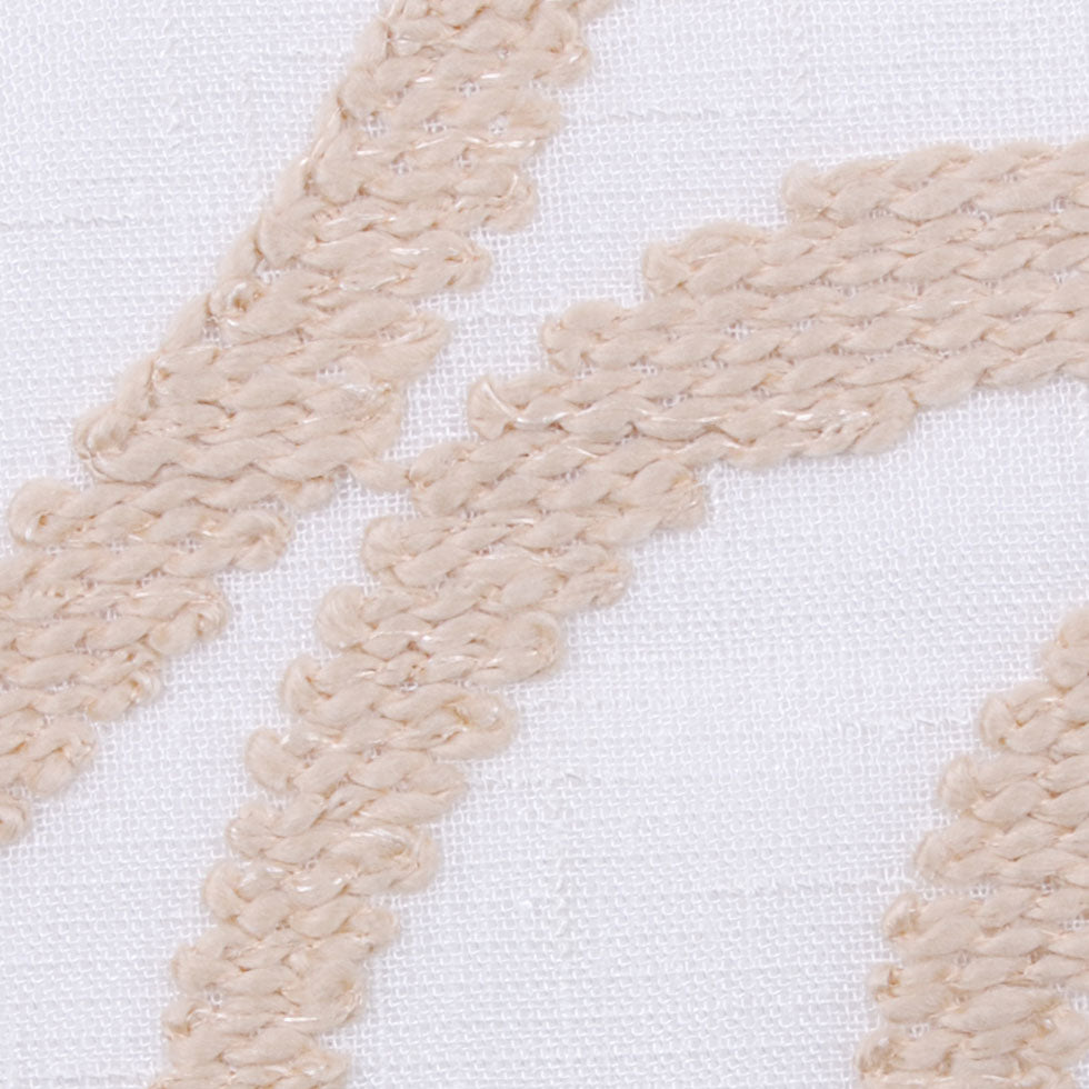 Ivory & Beige Embroidery Retro-Chic Sheer Poly - Joann Fabrics