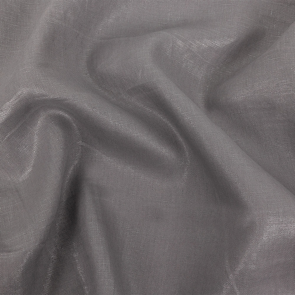 Medium Weight Linen Woven with Metallic Foiling - Silver Shadow and Silver - Bianca Collection - Joann Fabrics