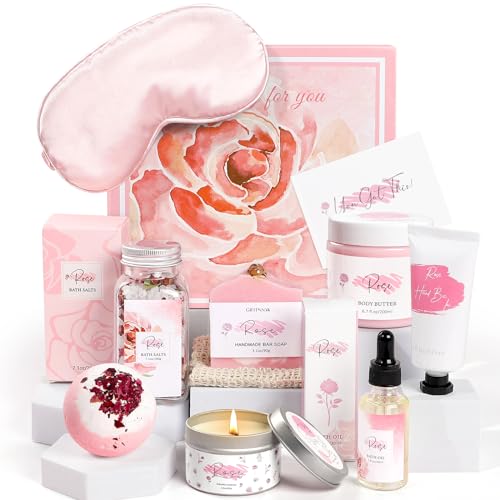 Lavender Spa Gifts Set, 11 Pcs Bath Gift Set for Women, Relaxing Spa ...