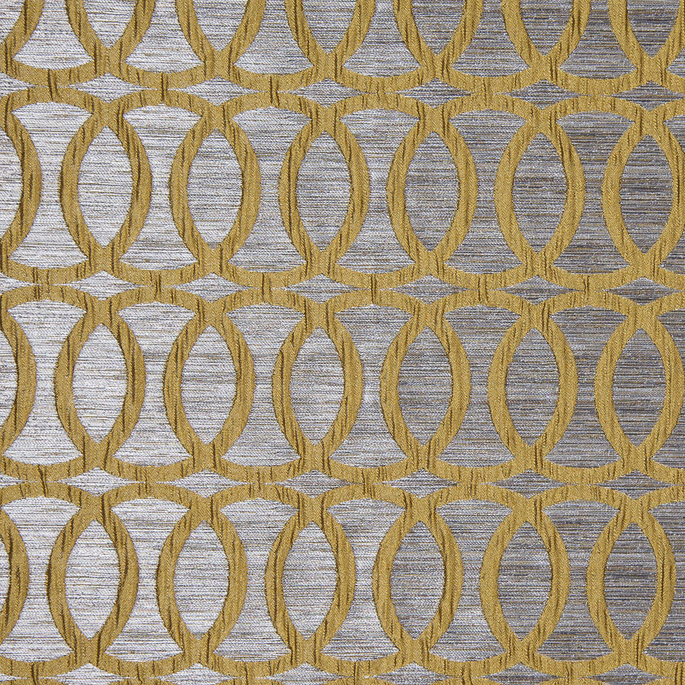 Chartreuse Entwined Circles Brocade - Joann Fabrics