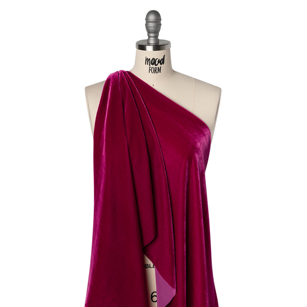 Rayon-Silk Velvet - Magenta - Cicero Collection - Joann Fabrics