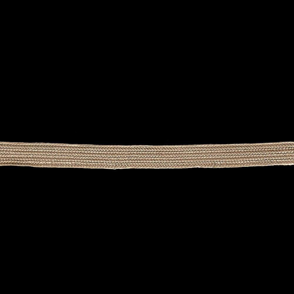 Lustrous Taupe Soutache Trim - 0.25
