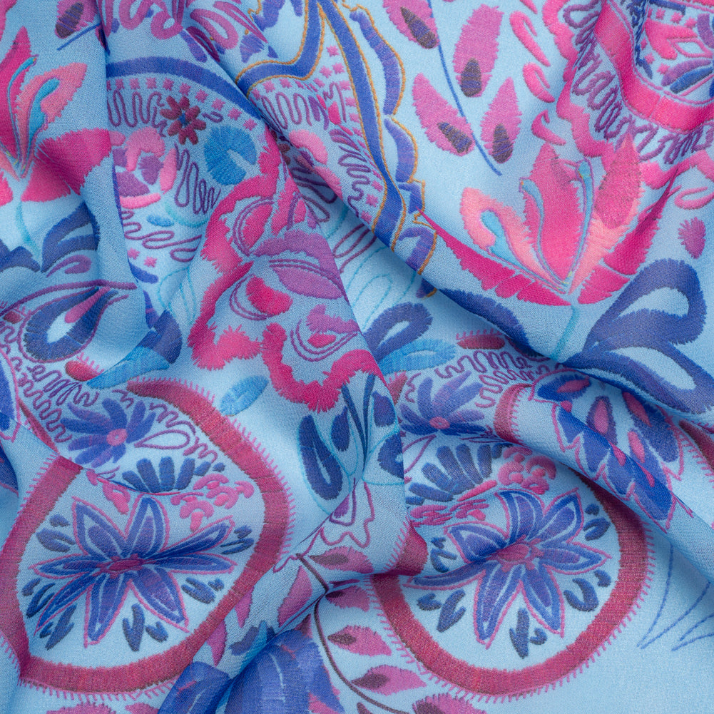 Mood Exclusive Sky Scented Sights Viscose Georgette - Joann Fabrics