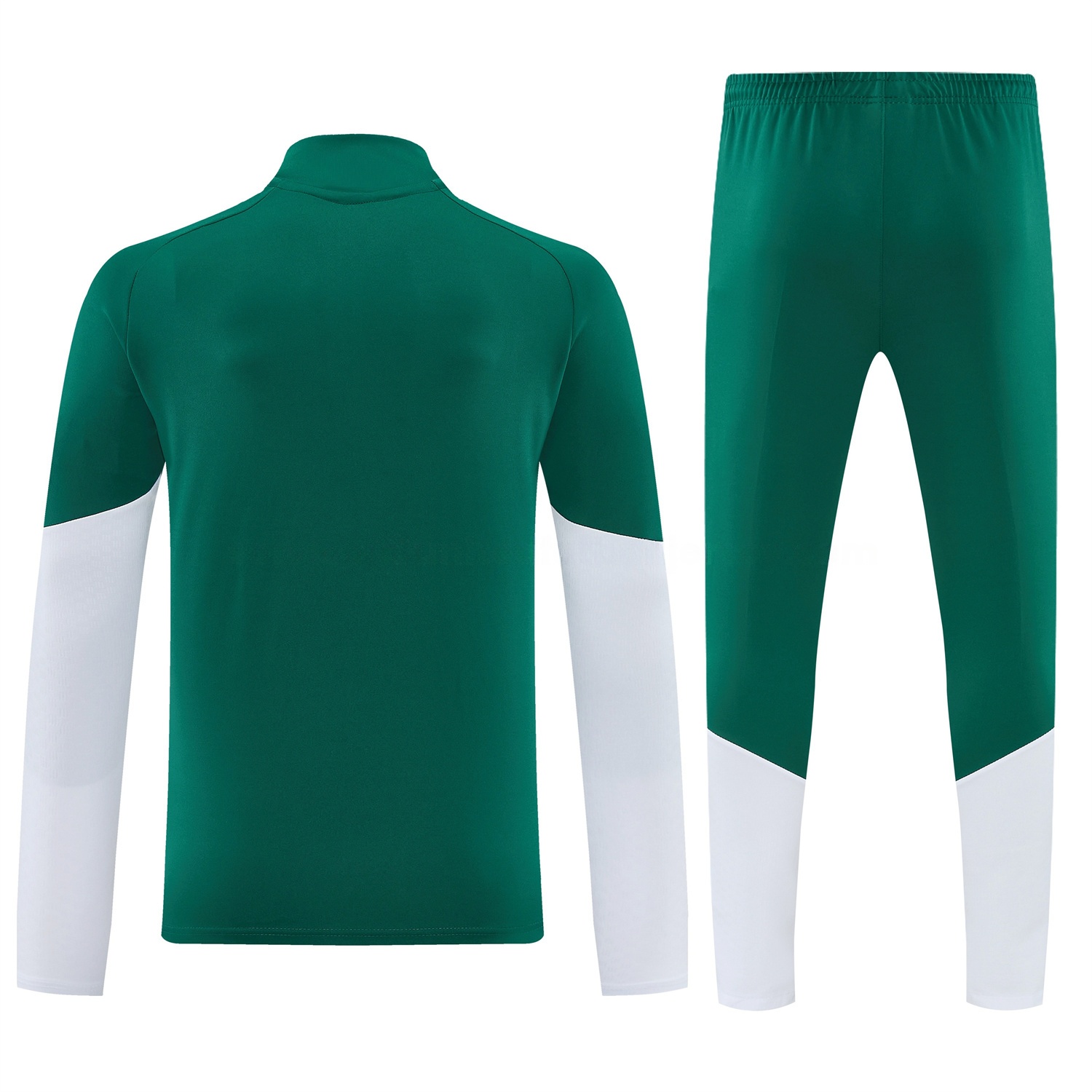 Italy 2026 Long Sleeve Training Set - Green With White Top & Pants - UnitedFutballJersey